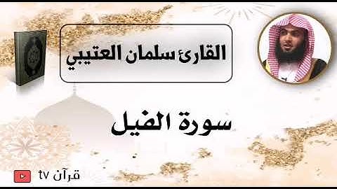 سورة الفيل كاملة بصوت القارئ سلمان العتيبي - قرآن Quran TV