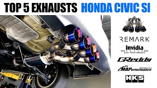 Top 5 Exhausts for 2017+ Honda Civic SI