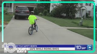 Helmets and reflective gear: Tips on how to keep kids safe while riding bikes