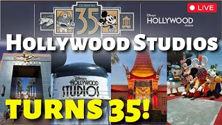 🔴LIVE🔴Hollywood Studios 35th Anniversary Celebration  | Walt Disney World Live Stream In FULL HD