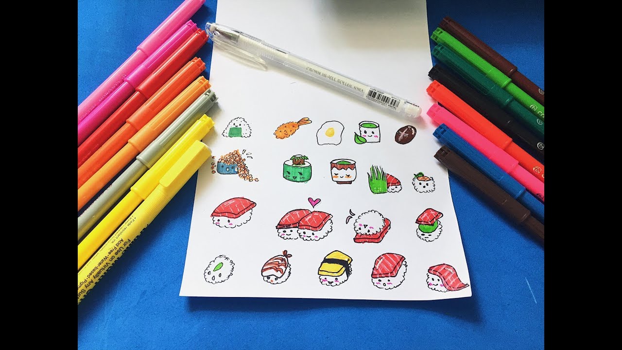 Chia sẻ 67+ về vẽ sushi cute - tienganhchobe