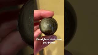 Download Lagu Goudglans obsidiaan bol 44mm MP3