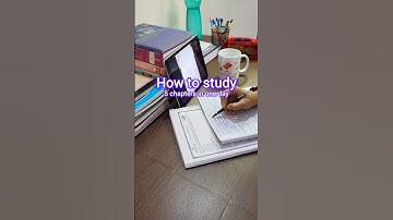 How to study 5 chapters in one day #study #shorts #shortsfeed #studymotivation