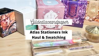 Atlas Stationers Haul | Ink Swatching 5 New Inks