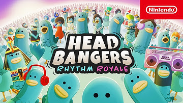 Headbangers: Rhythm Royale - Launch Trailer - Nintendo Switch