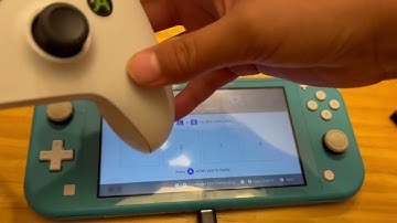 How to Bluetooth your xbox controller to your Nintendo switch lite #nintendoswitch #xboxseriess ￼￼