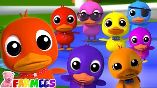 learn colors with duck colors song learning videos for children by farmees
