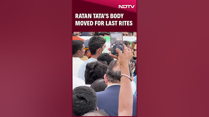 Ratan Tata Funeral | Ratan Tata's Body Moved For Last Rites