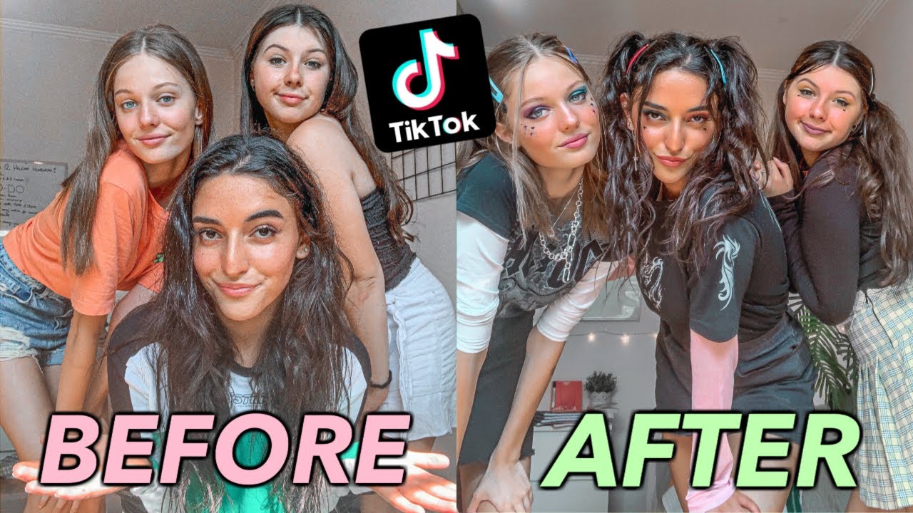 EPIC TikTok E-Girl TRANSFORMATION: We turn ourselves into TikTok E ...