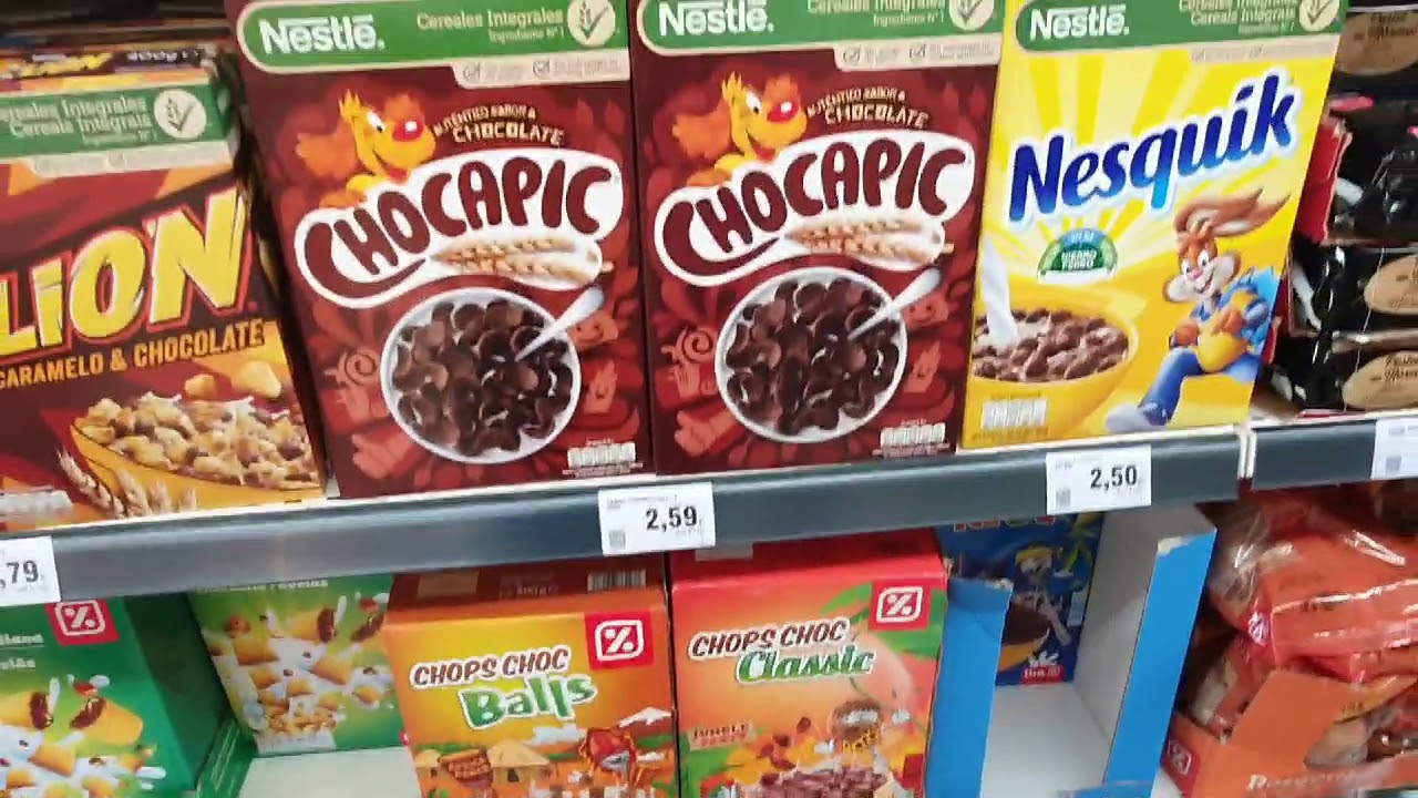 CEREALES🥣España🇪🇦♥️Precios Increíbles Visito Supermercado en España