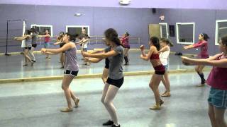 Stacey Robison level 2 jazz class