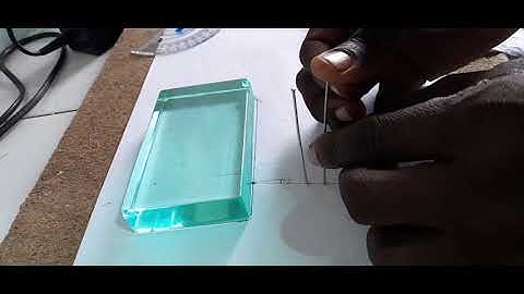 #practical #physics 2023 rectangular prism and plain mirror.