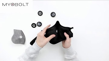 Myobolt myomask n99 & n95 reuseable facemask tutorial: Changing and Replacing Filters