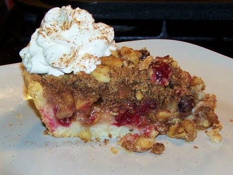 Cranberry Apple Crumb Pie - Gluten Free Recipe
