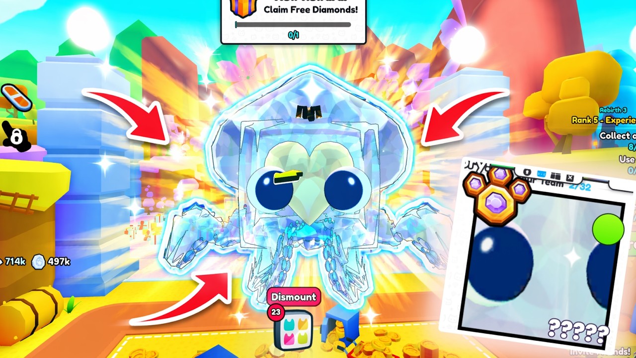 I hatched gargantuan pet in Pet Simulator 99...【WTH】