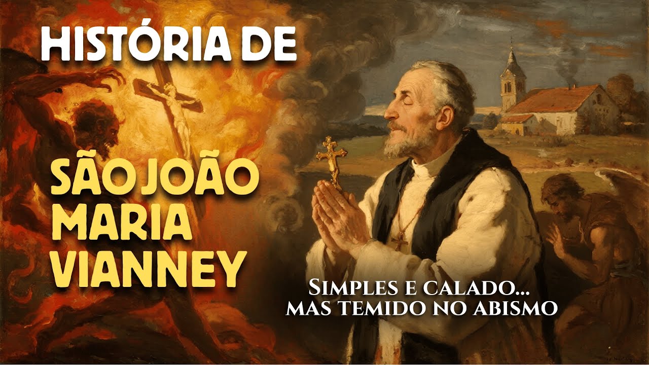 QUEM FOI SÃO JOÃO MARIA VIANNEY? O servo de Ars que calava demônios | História de Vida dos Santos