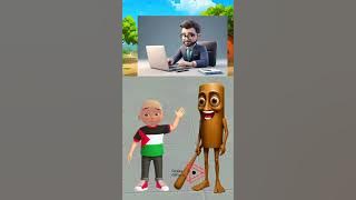 Papah Kerja,Mama Bobo,Kakak Ngaji #shorts #kartun #upinipin