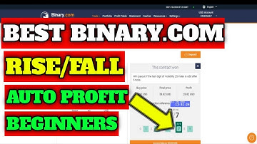 Best Binary.com Strategy RISE/FALL Duration 5 Ticks - Auto Profit For Beginners