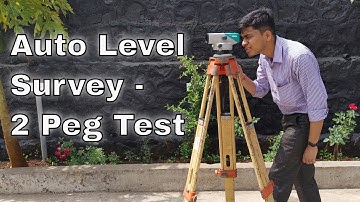 Auto Level Survey & Two Peg Test - Introduction & Taking a class of New Students