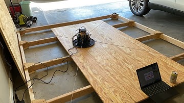 Calibration of Maslow CNC timelapse.