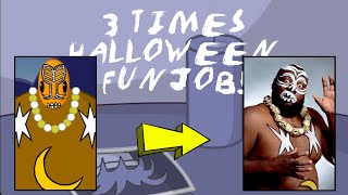 &quot;3 Times Halloween Funjob&quot; All Costume References