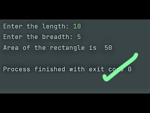 How to create an area calculator of a rectangle using python