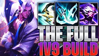 THE *BEST* FULL 1v9 YONE BUILD!