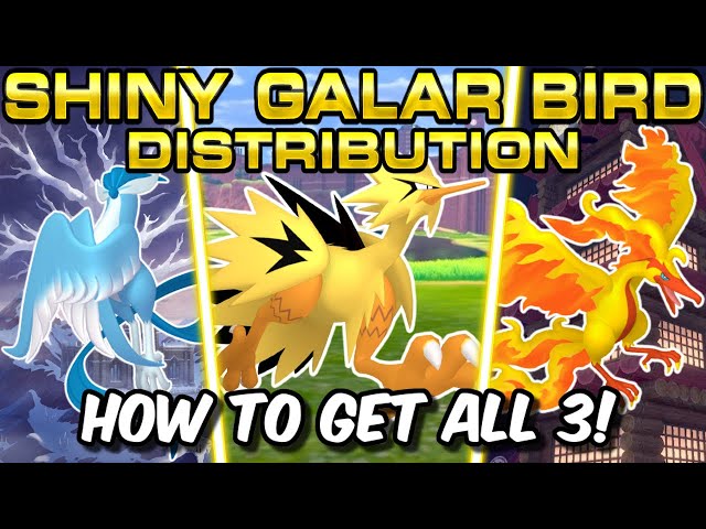 Pokémon Event Distribution News on X: The shiny Galarian Moltres is now  available for those who participated in the April competition. Get yours by  first unlocking the results via VS > Battle