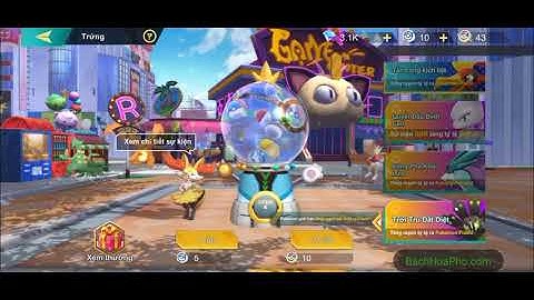 Pokemon - Bảo bối huyền thoại - Quay 50 xu bạc - 40 xu màu vào SK Trời Tru Đất Diệt xem có gì?