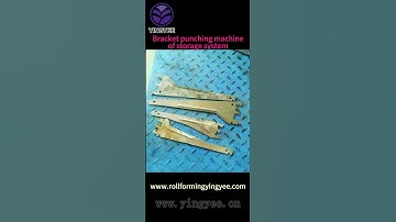 Bracket punching machine for storage system