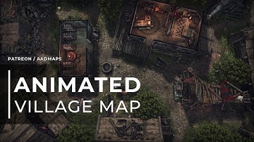 Fantasy Battlemaps - VILLAGE | 3-1 | Animated Open World - Battle Maps Preview