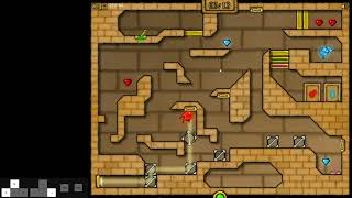 Fireboy and Watergirl 2 Level 22 100%  player speedrun in 42 seconds screenshot 5