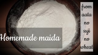 #homemademaida\ how to make maida at home\ homemade all purpose flour/