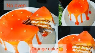 Orange Cakefresh Orange Cake12 Kg Orange Cakeorange Cake Recipe Malayalamajwaz World