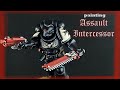 Painting an Assault Intercessor Space Marine as a Black Templar!