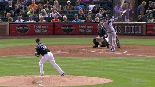 LAD@COL: Turner brings home Utley with RBI double