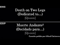 Death On Two Legs Dedicated To By Queen Lyrics Letra En Español E Inglés mp3