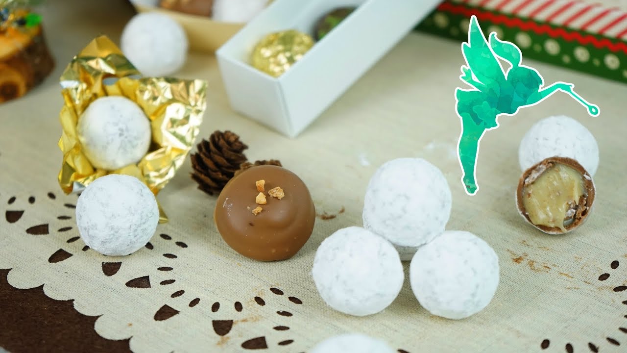 Spektulatius Trüffel selber machen aus 4 Zutaten - Weihnachtspralinen Rezept - Kuchenfee