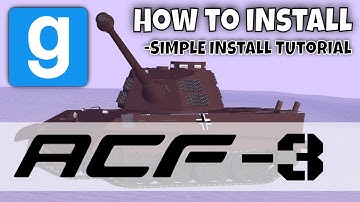 How to install ACF-3 | Armored Combat Framework Addon For Garry