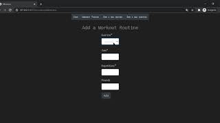 Information WorkOut Tracker CS50 Final Project Guide