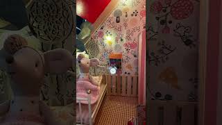 Our Little Maileg Mouse wake up with her best Friend #maileg #miniature #forkids #dollhouse