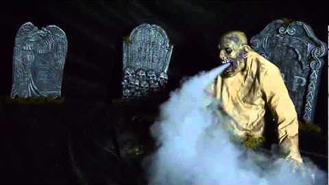 HAUNTEDPROPS.COM  Gaseous Zombie Animated Fog.