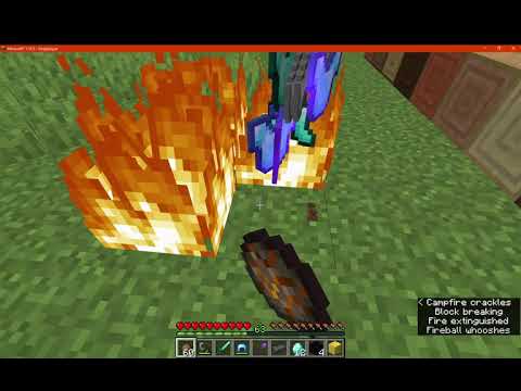 Minecraft But Fire Drops OP Loot 1.16.5 Datapack Overview