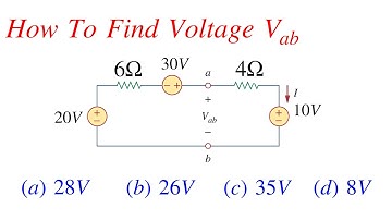 How To Find Voltage || KVL || Circuit Analysis Solved Problem || kirchoff Voltage law