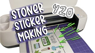 Making Stickers with my iPad, Printer and Cricut Maker || Etsy Shop Owner, Studio Vlog