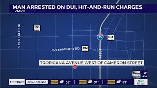 Man arrested on DUI, hit-and-run charges after deadly crash in southwest Las Vegas valley
