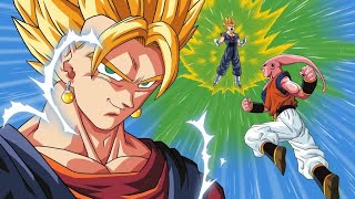 goku,vegeta and vegito vs super buu full fight amv