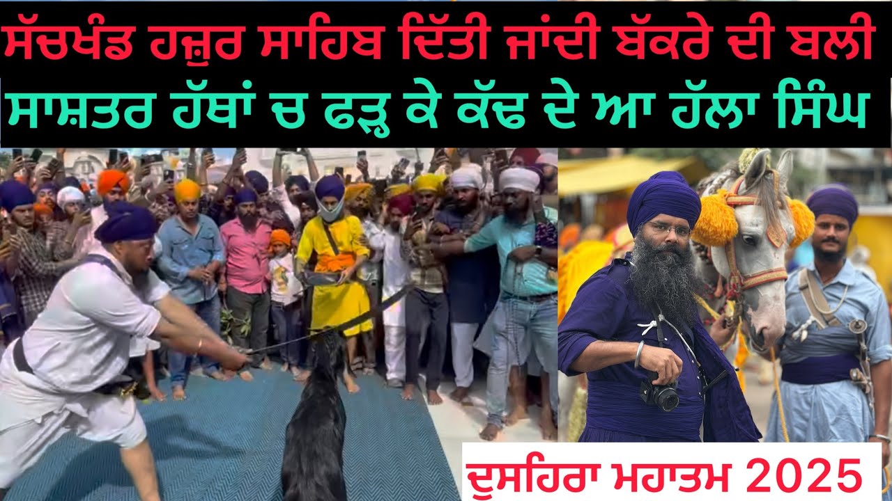 JHATKA MARYADA IN HAZUUR SAHIB | ਬੱਕਰੇ 🐐ਦੇ ਖ਼ੂਨ ਦਾ ਤਿਲਕ ਕਿਉ ਲਾਉਂਦੇ?? 😳