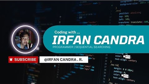 SEQUENTIAL SEARCHING | Algoritma dan struktur data