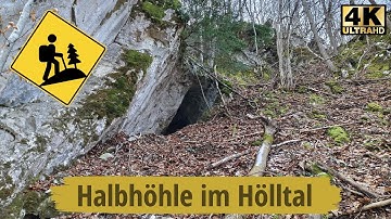 Semi-cave in the Hölltal valley near Lilienfeld/Lower Austria
